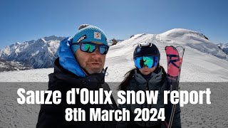 Sauze dOulx snow report [upl. by Anastase]