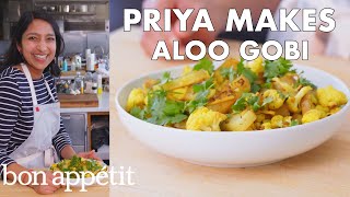 Priya Makes Roasted Aloo Gobi  From the Test Kitchen  Bon Appétit [upl. by Eelame]