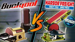 BEST Benchtop Belt Sander  Bucktool vs Harbor Freight Part 1 [upl. by Gaspard]