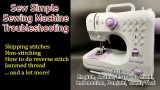 How to Troubleshoot Sew Simple Sewing Machine Common Issues [upl. by Liva]