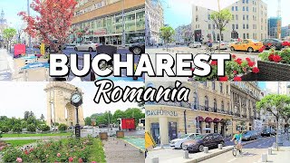 BUCHAREST CITY ROMANIA  Full Tour [upl. by Yrennalf]