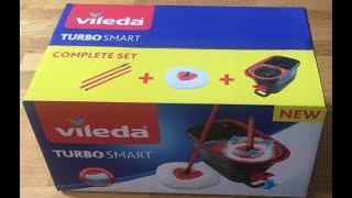 Vileda turbo smart mop  Unboxing and demo [upl. by Nofets873]