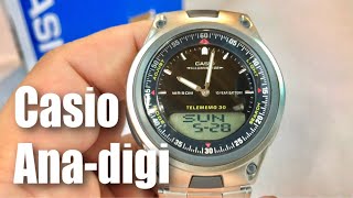 Casio AW80D1AVCB 10Year Battery AnaDigi Bracelet Watch Review [upl. by Hajar203]