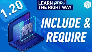 How To Include Files In PHP  Include and Require  Full PHP 8 Tutorial [upl. by Lanna550]