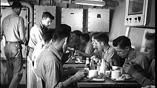 US Navy Film Improving Shipboard Living Conditions 1953 [upl. by Hamnet]