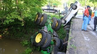 Horrible Tractor Crashes 2 [upl. by Werdnael674]