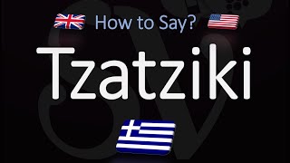 How to Pronounce Tzatziki Sauce CORRECTLY [upl. by Llemrej619]