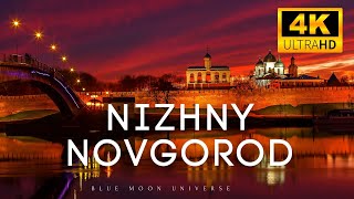 Nizhny Novgorod Russia 🇷🇺  4K ULTRA HD [upl. by Soalokin]