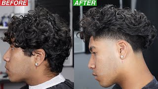 HOW TO FADE CURLY HAIR Step by Step Taper Fade Tutorial for Beginners [upl. by Iy]