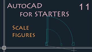 AutoCAD 2D  How to Scale a drawing  PART 1Resize objects [upl. by Shum786]