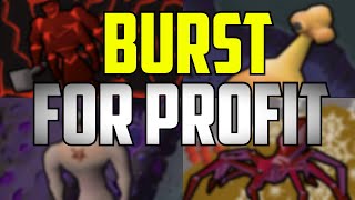 OSRS  5 Spots to Burst for EASY Profits MAGE TRAINING [upl. by Fifine536]