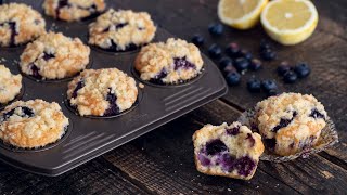 Easy Blueberry Muffins [upl. by Hedveh]