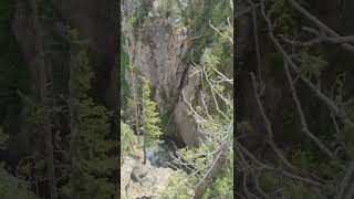 Virginia Cascades Waterfall at Yellowstone National Park [upl. by Agler761]