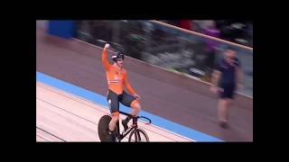 World Championship Keirin Final 2020 Berlin Track UCI [upl. by Atinnod]