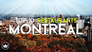 Montreal Best Restaurants and Cafes [upl. by Atiraj]