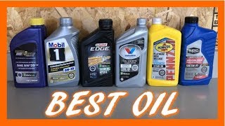 Synthetic Motor Oil Comparison  Which Engine Oil is Best [upl. by Sirovaj92]