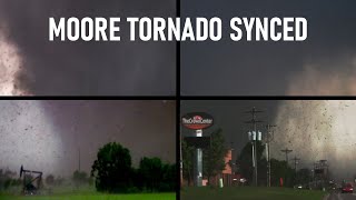 2013 Moore EF5 Tornado Synced [upl. by Rinna]