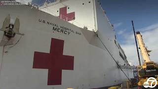 Take a look inside the 1000bed US Navy Ship Mercy [upl. by Dorri]