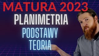 MATURA MATEMATYKA Planimetria teoria najważniejsze rzeczy PEWNIAK planimetria cz1 [upl. by Tore818]