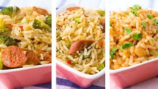 3 Healthy Rice Recipes For Weight Loss  Rice Recipes Easy [upl. by Oralee]