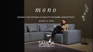 Divano MONO  SAMOA DIVANI [upl. by Yelnikcm]