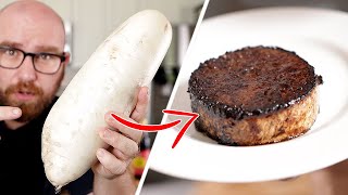 Making a Steak From a Radish and its REALLY GOOD [upl. by Anitsyrc508]