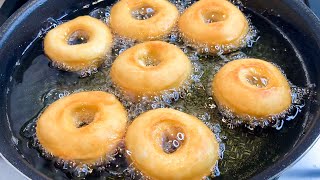 15 Minutes Homemade Donuts  No Yeast Donuts Tasty Doughnuts [upl. by Lyrred640]