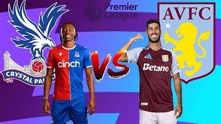 Crystal Palace VS Aston Villa  Premier League 2425 Full Match FC25 [upl. by Halla]