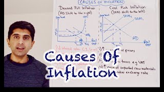 Y1 25 Causes of Inflation  Demand Pull and Cost Push Inflation [upl. by Bernardina297]