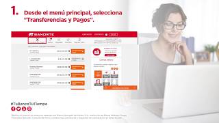 Conoce tu Banco en Línea Cómo hacer una transferencia a cuentas propias [upl. by Yehc]