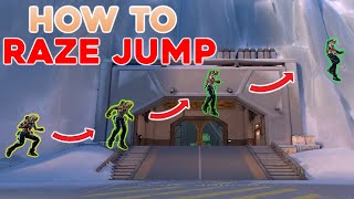 How To Raze Jump on Icebox InDepth Guide [upl. by Anwahsat745]