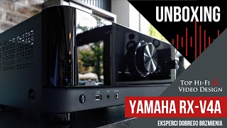 Amplituner Kina Domowego Yamaha RXV4A  Unboxing PL [upl. by Ralaigh]