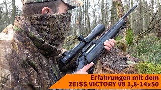 ZEISS VICTORY V8 1814x50 in der Jagdpraxis Erfahrungen mit dem AllroundZielfernrohr [upl. by Aryl]