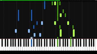 Hijo de la Luna  José María Cano Mecano  Piano Tutorial  Synthesia  How to play [upl. by Gauldin]