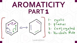 Aromaticity Part 1  Cyclic Planar Conjugated and Huckels Rule [upl. by Onstad748]