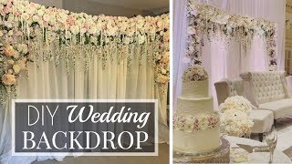 Making My Brothers Wedding Backdrop  DIY  Tutorial [upl. by Marchelle393]