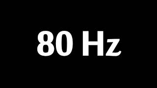 80 Hz Test Tone 10 Hours [upl. by Elcarim]