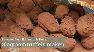 Cees Holtkamp maakt slagroomtruffels [upl. by Selrhc]