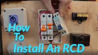 Electrical Wiring How to Install an RCD [upl. by Ecyrb]