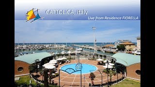 Cattolica Italy  Live Webcam from Residence FIORELLA [upl. by Naamann106]