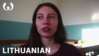 WIKITONGUES Erika speaking Lithuanian [upl. by Hiller]