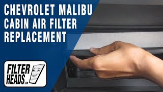 How to Replace Cabin Air Filter Chevrolet Malibu  AQ1164C [upl. by Neeroc]