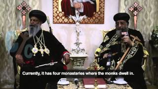 HH Abuna Mattias patriarch of the Ethiopian orthodox church visit to Cairo [upl. by Immak]