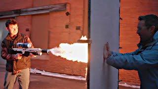 Flamethrower vs Aerogel [upl. by Letizia]