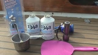 Boat refrigeration update How to recharge if needed [upl. by Allecnirp519]