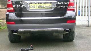 Towbar Video  Mercedes GL Westfalia towbar [upl. by Alric908]