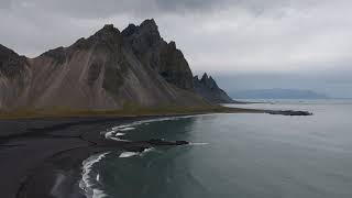 Vestrahorn  Stokksnes Peninsula  Iceland  DJI Spark [upl. by Eikcir]