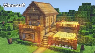 【Minecraft】建築教學：适合新手的生存中期建築02（當個創世神） [upl. by Schmitz]