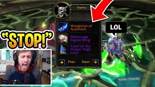 5 CRAZY Ninja Loot Reactions In WoW RAGE [upl. by Arreic317]