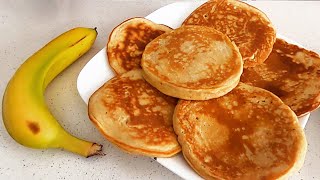 How To Make Pancakes  Easy Banana Pancakes Recipe [upl. by Malkah]